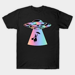 Mary Poppins UFO Abduction T-Shirt